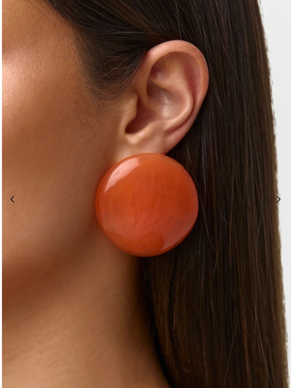 Orange Statement Earrings